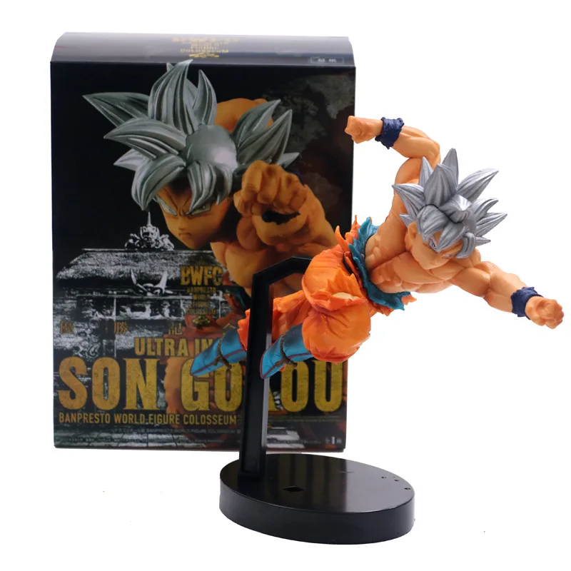 18cm Dragon Ball Z Son Goku Kakarotto Super Saiyan Ultra Instinct Migatte No Gokui Ultimate Action Figure Model Toys Kids GIfts | Игрушки и