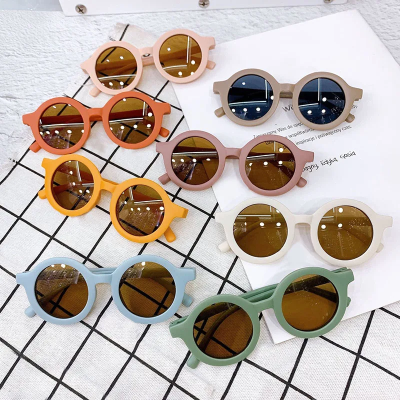 cheap baby accessories	 Children Sunglasses Cute Round Sunglasses for Kids Girls Boys Sun Glasses UV400 Protection baby accessories