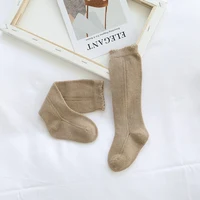 Cotton Baby Knee Socks White Boys Girls Elegance Baby Socks Long Tube Kids Children Spanish Style kniekousen meisje Knee High 5