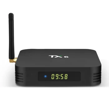 

TX6 Android 9.0 TV Box Allwinner H6 Smart 4K Set Top Box 4GB 32GB/64GB TV Box 2.4G/5G WiFi 100Mbps USB3.0 BT4.1 H.265 DLNA