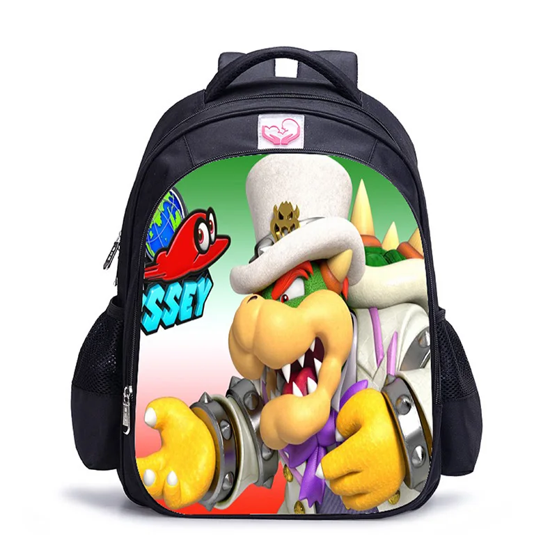 Sac Dos 16 дюймов Аниме Mochila Super Mario рюкзаки для школы подростков девочек путешествия застегивающиеся на молнию школьные сумки Kpop 3D печать книжная сумка - Цвет: 24