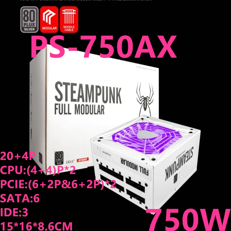 Nuovo Alimentatore Originale Per 1Stplayer Steam Punk 80Plus Silver 750W 650W Alimentatore Ps-750Ax Ps-650Ax