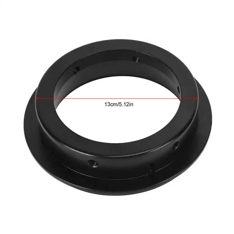 Rear Drum Brake Adaptor Black Rustproof Rear Drum Brake Flange for YBR CG GN GS Engine GY6 125 150