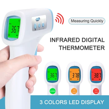 

Non contact Forehead Temperature Infrared Thermometer 1-second Accurate Reading IR Infrared Thermometer High Precision Forehead