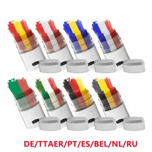 

1pcs Make-Up Stick World Cup 7.5cm Soccer EM Fan Articles Make-Up Flag Face-Paint National Pattern Safe Environmentally Friendly