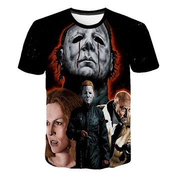 

Horror Movie It Penny Wise Clown Joker 3D Print Tshirt Men/Women Hip Hop Streetwear Tee T shirt 90s Boys Cool Clothes Man Tops