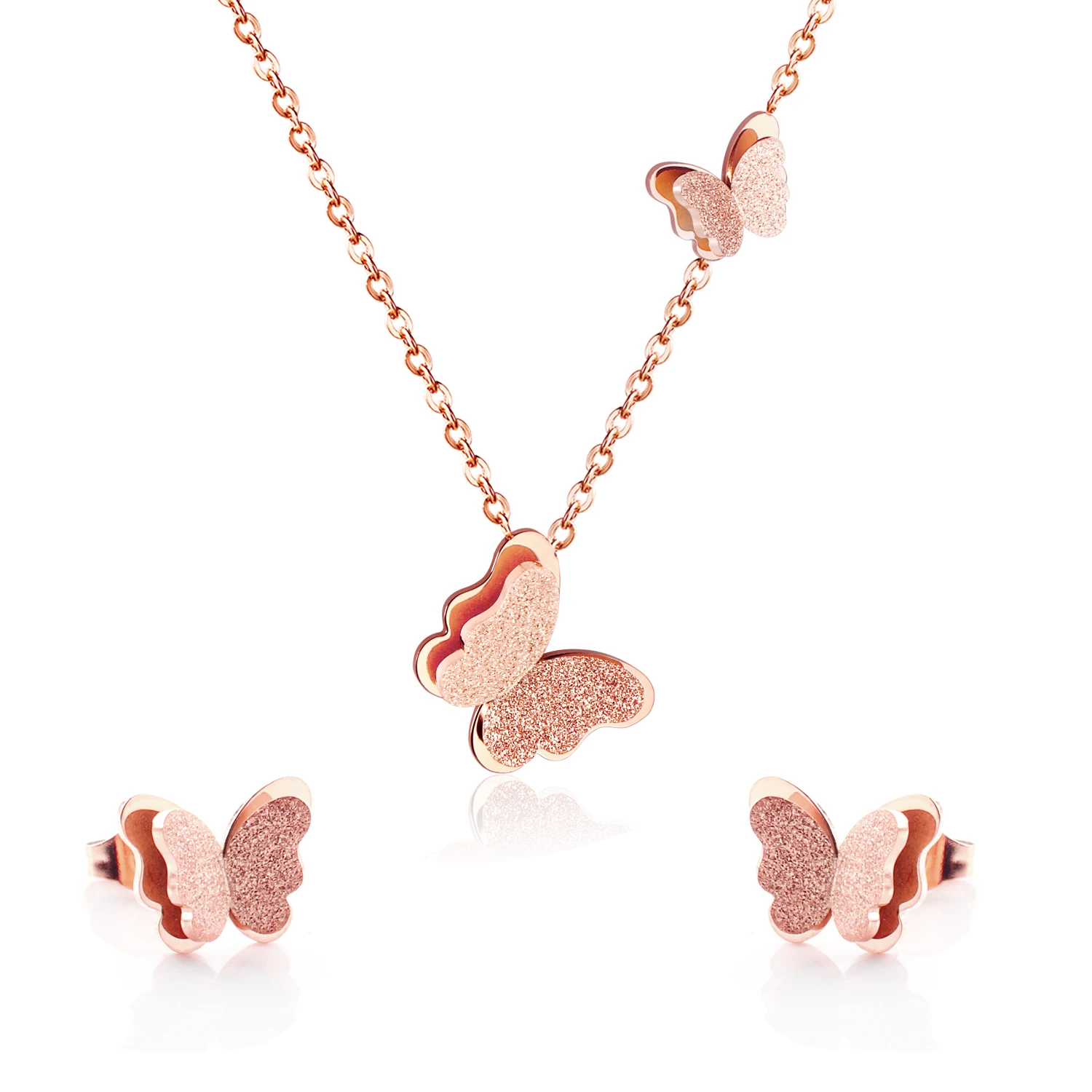 Luxukisskids Butterfly Necklaces 