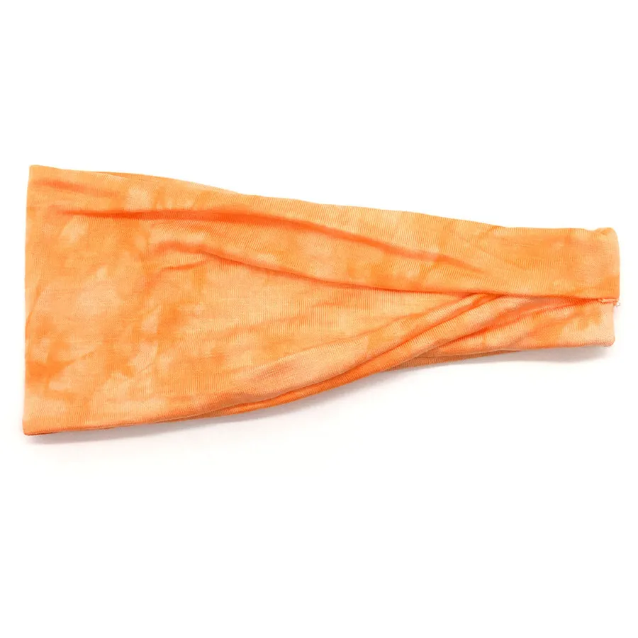 18 Tie Dye Велоспорт Йога Спортивная Повязка от пота мужчины Sweatband для мужчин женщин головные повязки для йоги головы Налобные повязки Спортивная безопасность - Цвет: 18