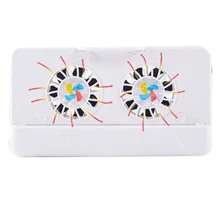 Кулер для сотового телефона, радиатор с двумя вентиляторами Usb/подставка-держатель/внешний аккумулятор с аккумулятором 4400 мАч для Iphone Smart Ph