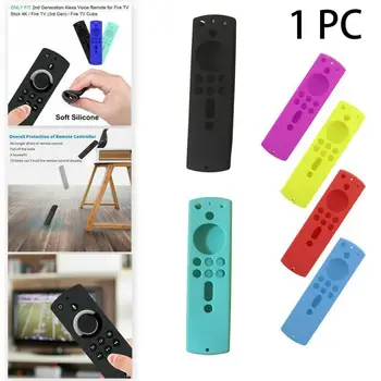 

5.9 Inch Decorative Anti-scratch Remote Control Home Solid Dustproof Case Silicone Protective Cover Full For Fire TV Stick 4K