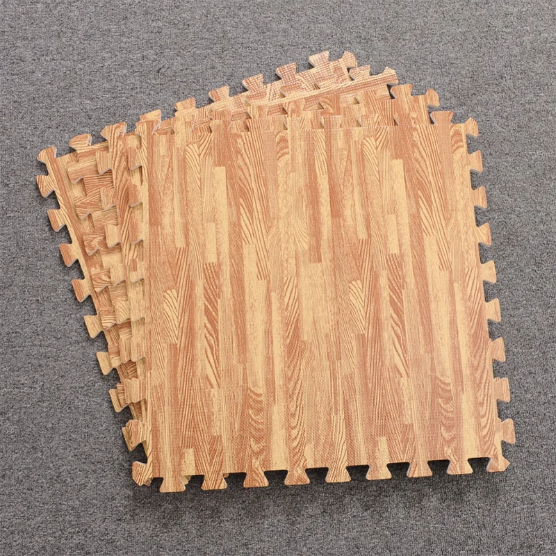 Puzzle Exercise Mat Foam Interlocking Tiles Wooden Play Mats Foam Interlocking Tiles Wooden