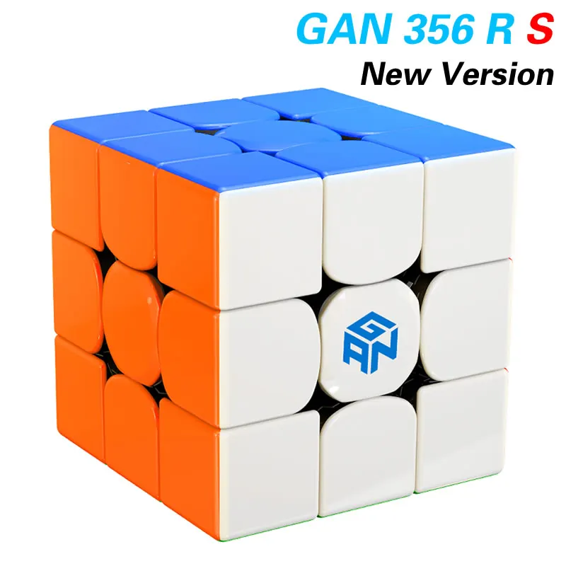 GAN 356 R S RS 3x3x3 магический куб 3x3 Модернизированный GAN356/356RS Профессиональный Neo скоростной куб головоломка антистрессовые игрушки для детей - Цвет: Stickerless