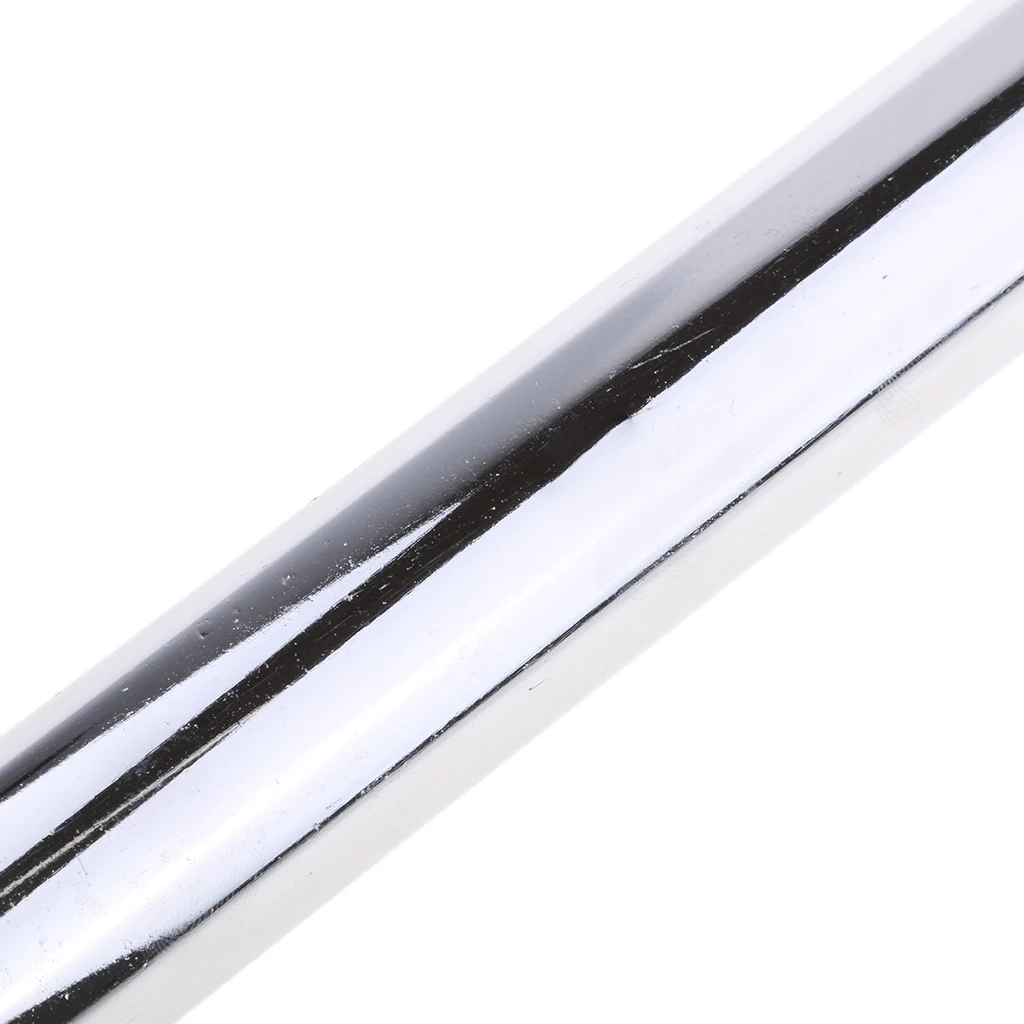 Silver Motorcycle Handlebar 22MM Steel Drag Straight Bar Cruiser Cafe Racer