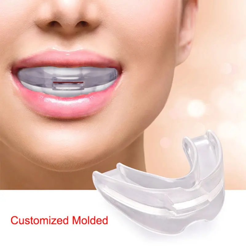 1 Box Teeth Bruxism And 4 Size Anti Snore Nose Clip Sleeping Apnea Guard Anti Snoring Bruxism