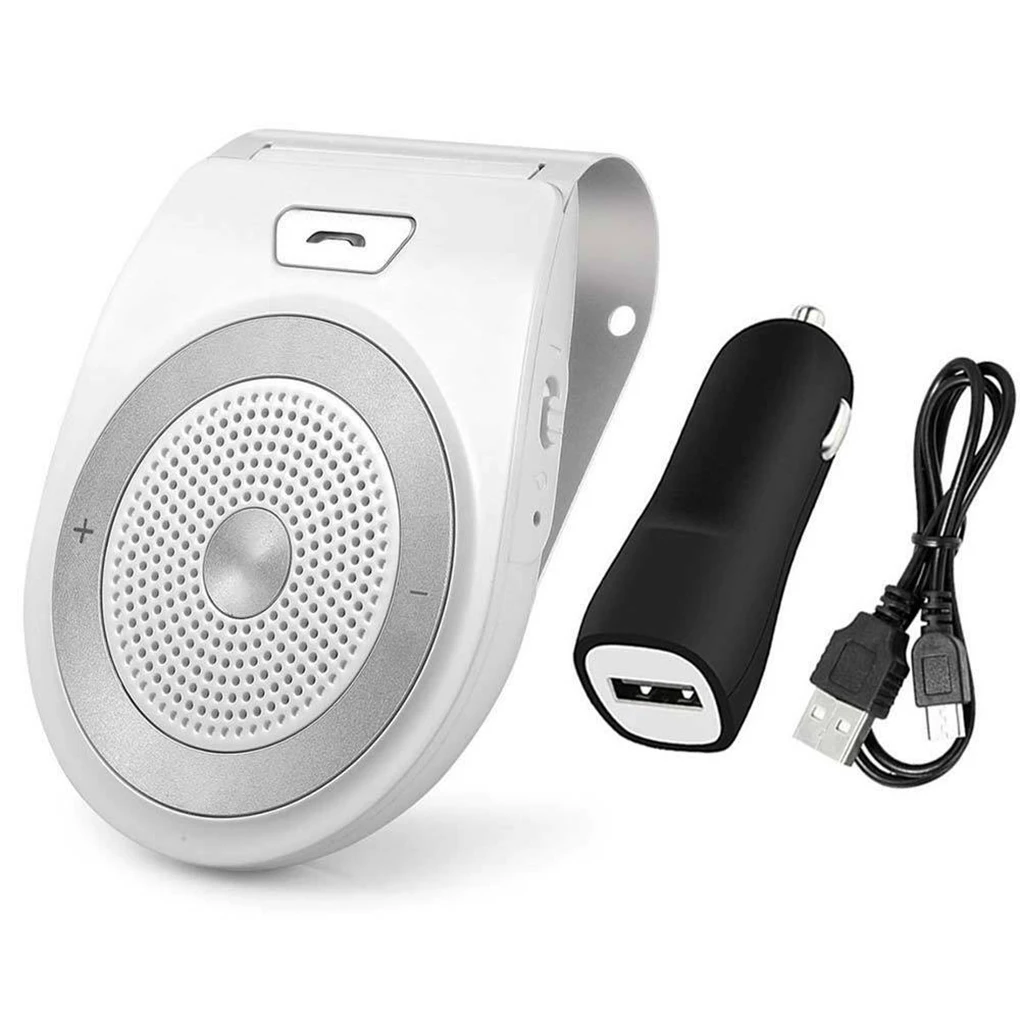 Комплект громкой связи Bluetooth 4,1 динамик беспроводной автомобильный фургон Bluetooth ресивер стерео аудио музыкальный адаптер+ Автомобильное зарядное устройство для телефона