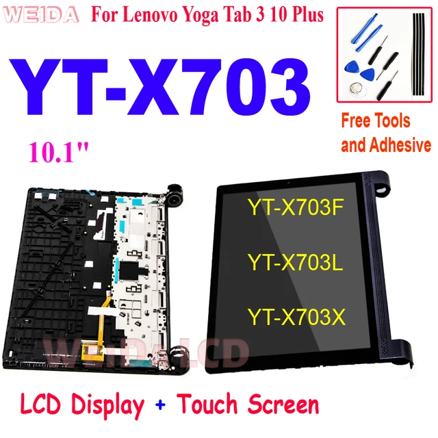 LCD + TOUCH TABLET 10 PULGADAS LENOVO YOGA B8000-f (60046) COLOR NEGRO