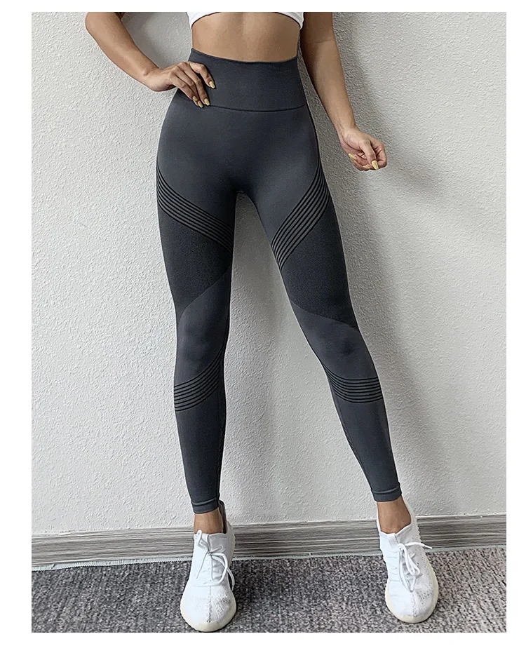 SALSPOR High Waisted Pants Skinny Elasticity Leggings Women Casual Exercise Sportswear Leggings Sport Woman Fitness yoga pants for women