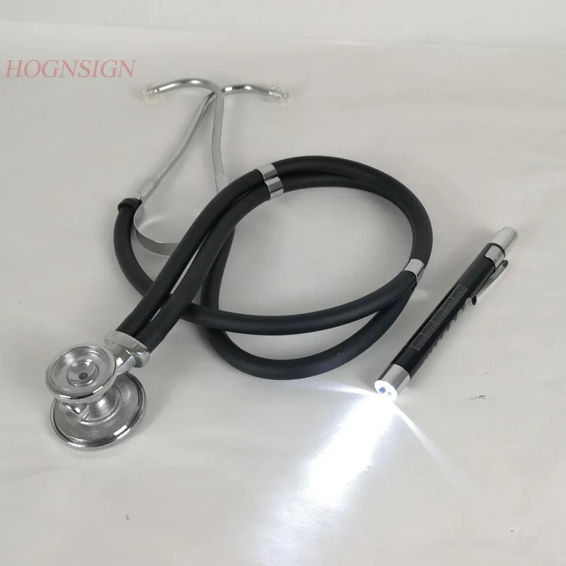Stethoscope pen Doctor Heart Care Professional Diagnostic Tool Health Medical Dual Head Home Use