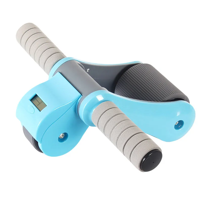 

Electronic Foldable Abdominal Wheel Multifunctional Fitness Equipment for Men and Women At Home Abdominal Exercise