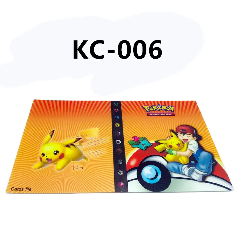 KC-006 Коллекция карточки с покемонами альбом книга мультфильм аниме Карманный Монстр Пикачу 240 шт держатель альбомная игрушка для детей подарок - Цвет: KC-006