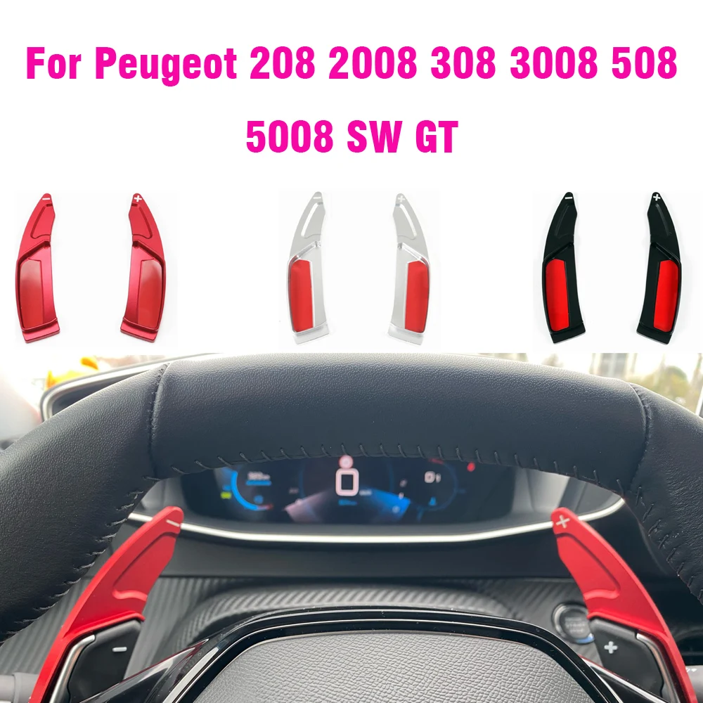 Prima Del 2017 Per Peugeot 208 2008 308 3008 508 5008 Sw Gt Pagaie Per Volante Accessori Per L'Estensione Del Cambio