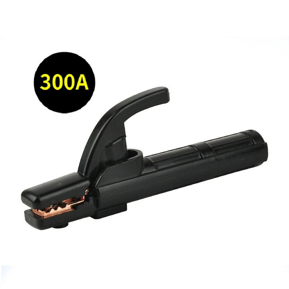 300A Welding Electrode Holder Stick Welding Rod Copper Mini Cable Rod Stinger Non-slip Handle Clamp Tool