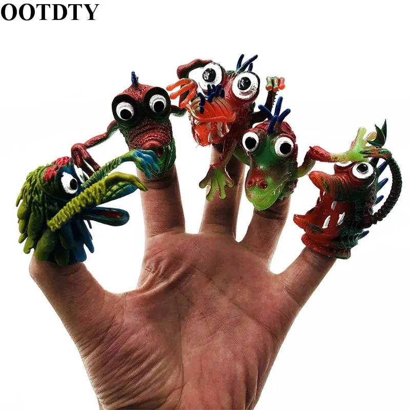 OOTDTY пальчиковые куклы, интересные игрушки для ручной игры, Детская забавная кукла, подарки, детские игрушки-куклы