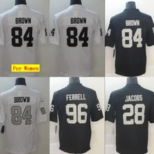 Все сшитые мужские wo Мужские Молодежные Дети Окленд Antonio коричневый 84 клелин 96 Джош Джейкобс 28 Джерси