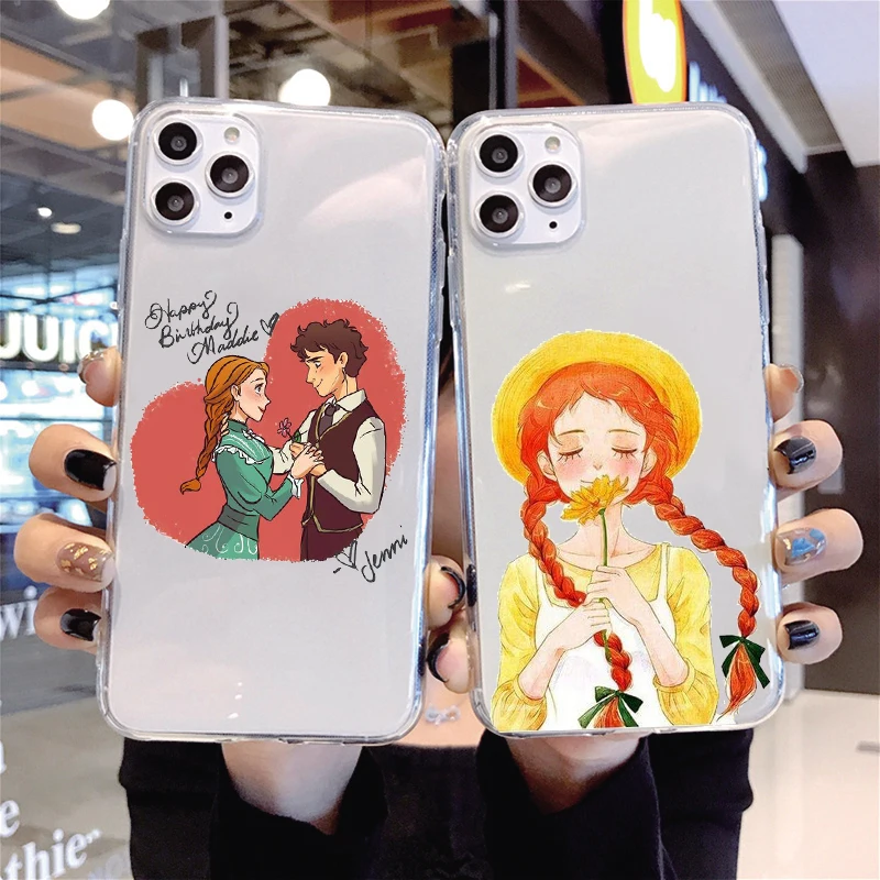 Anne with an E TPU soft phone Case For iphone12 11 Pro 6.1 XS Max XR X 6 6s 7 8 plus 12MINI | Мобильные телефоны и