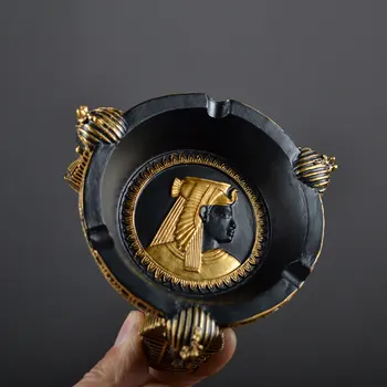 

Egyptian Decor Ashtray Fashionable Office Ashtray Ancient Egyptian Pharaoh Home Adornment Bedroom Cigar Ashtry Decoration R973