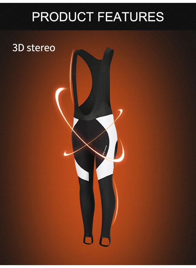 WOSAWE, зимние теплые флисовые велосипедные комбинезоны, колготки, 3D Мягкие тренировочные длинные леггинсы, штаны для гонок на велосипеде, профессиональные командные велосипедные комбинезоны