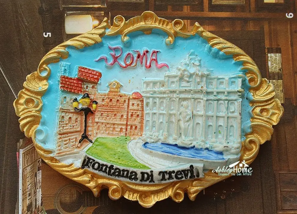 Roma/Italy/Fontana di trevi /fridge/magnet Calamita da frigo