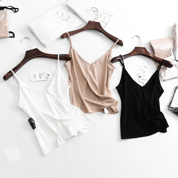 

One's Versatile Sexy V-neck Camisole Women's Short Small Camisole Base Shirt Entity