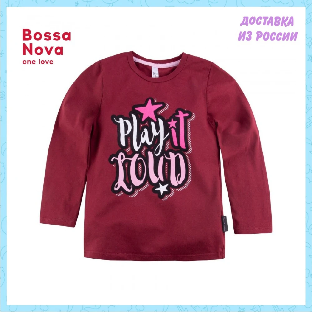 Лонгслив для девочек 'Weekend' BOSSA NOVA 202Б-167 | Мать и ребенок