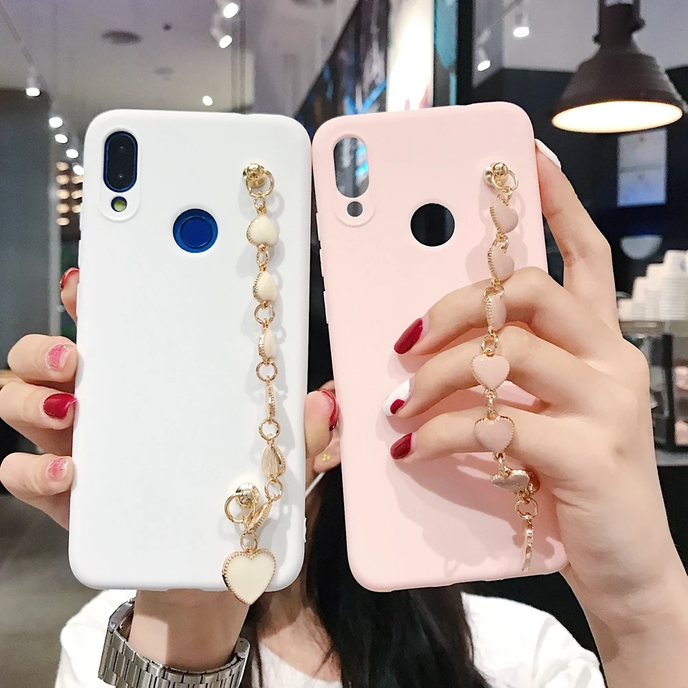 Чехол для Huawei Y5P Y6P Y7P Y8P металлический браслет с блестками силиконовый чехол Y9S Y6S