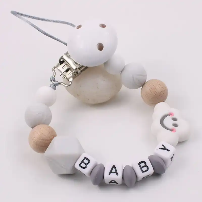 personalised pacifier chain