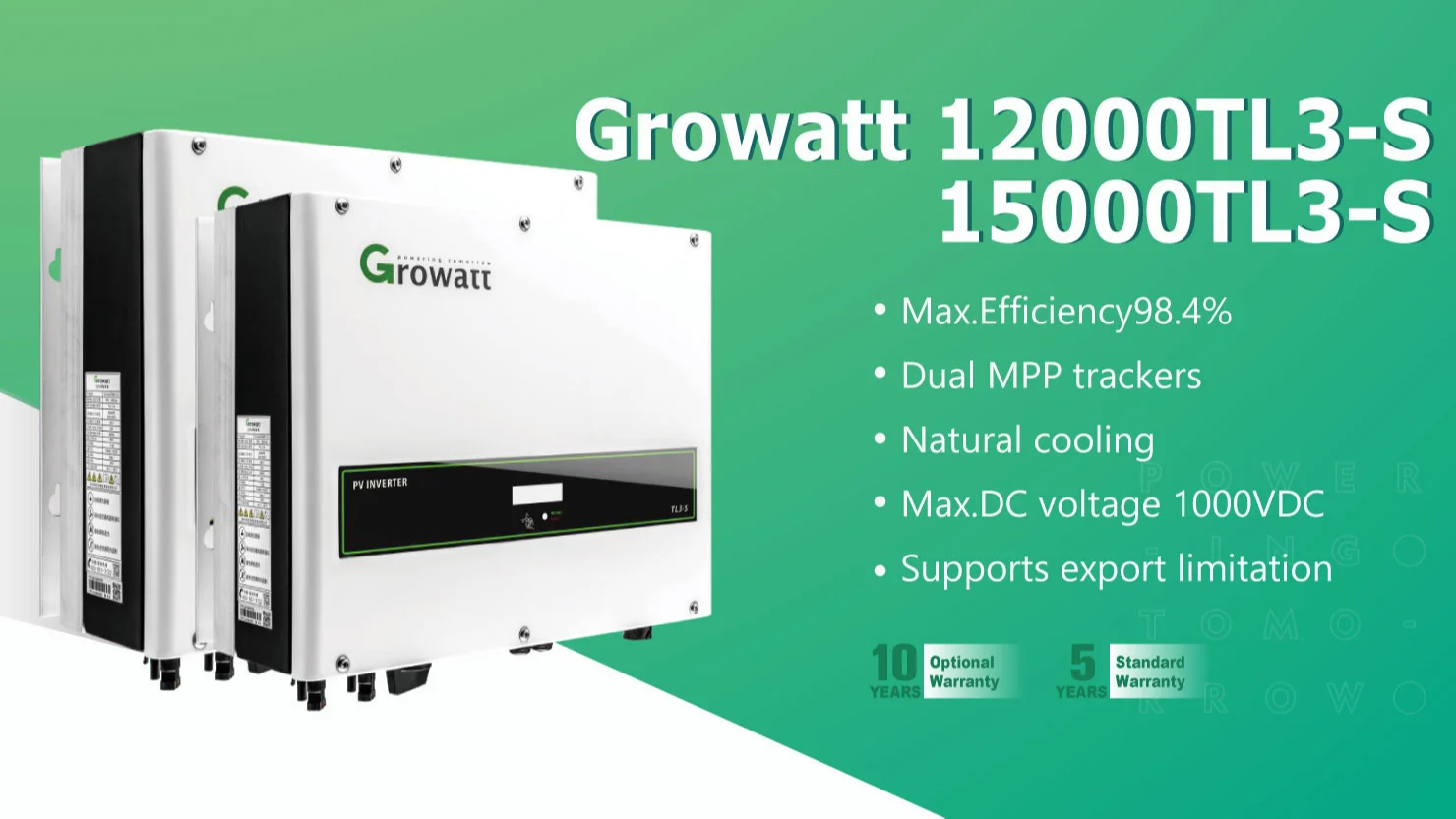 5Kw 10Kw 15Kw 30Kw 50Kw Inverter Sinusoidale Puro Growatt 20Kw Inverter 220 V Ca Trifase Growatt Inverter Solare