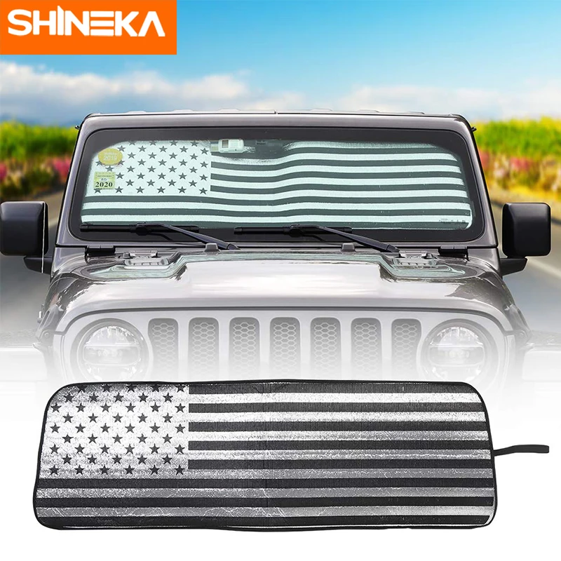 Солнцезащитный козырек SHINEKA солнцезащитный для Jeep Wrangler JL JLU 2018 2019 аксессуары 2 4