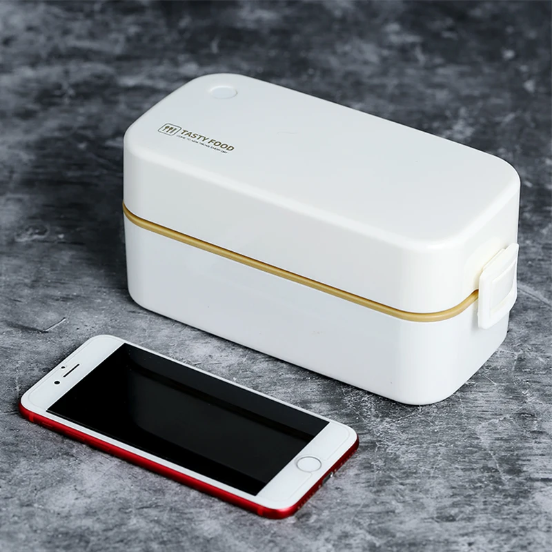 Ланч-бокс, японская микроволновая печь, Bento box, 850 мл, контейнер для хранения еды, портативный, для школы, пикника, герметичный, BPA бесплатно