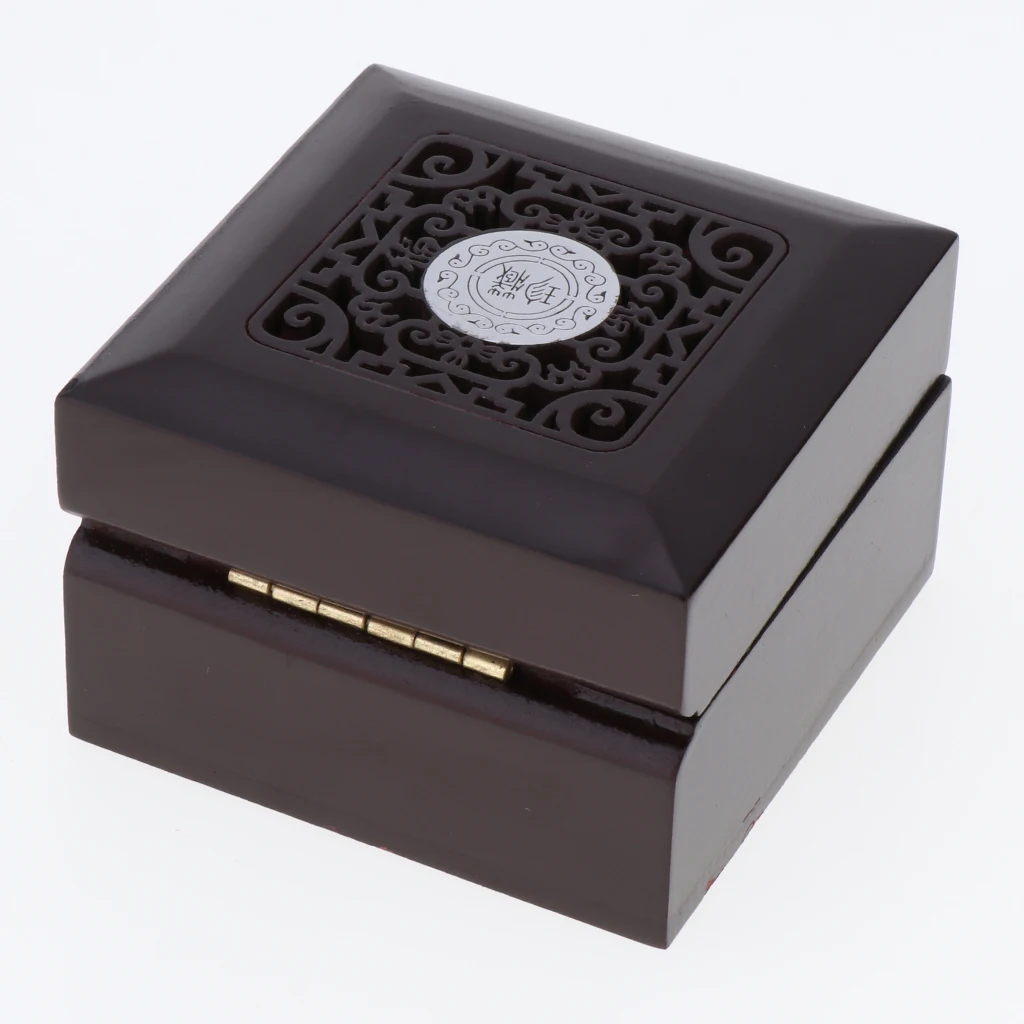 Деревянная коробка для свадебного кольца упаковка ювелирных изделий Подарочная коробка витрина дисплей