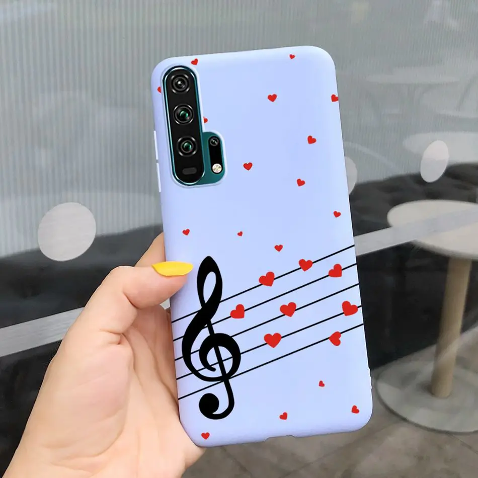 wallet cases Phone Case For Huawei Honor 20 Pro Lite Cases Flower Pretty Girl Soft Silicone Back Cover For Honor 20 Lite pro 20Lit 20Pro phone flip cover