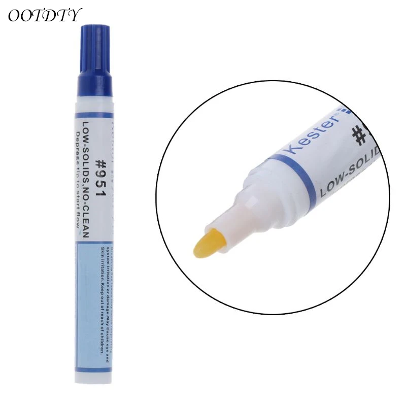 

951 10ml Soldering Rosin Flux Pen Low-Solid Non-clean DIY Kester Solder Power