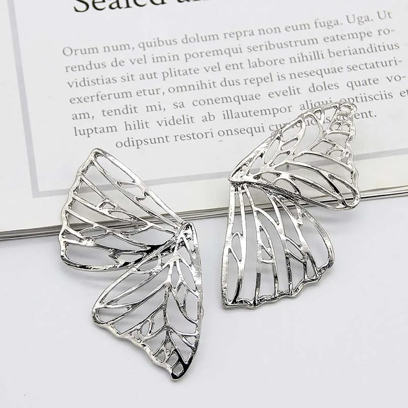 Ушные Кольца зажимы бабочки минималистичные украшения женские серьги модные