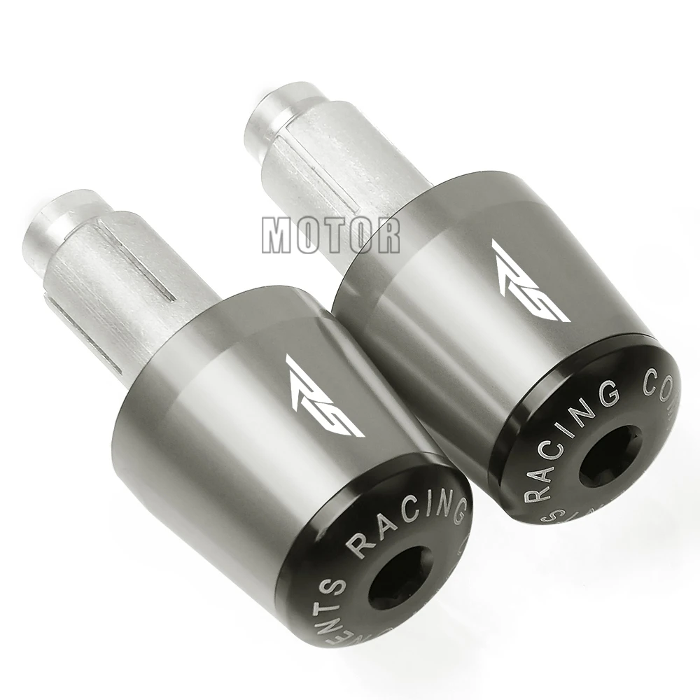 Для Aprilia RS50/RS125/RS250 RS 50/125/250 МОТОЦИКЛ 7/" 22 мм рукоятки на руль колпачок ручка бар концы шестерни сбалансированные штекеры слайдер - Цвет: Titanium