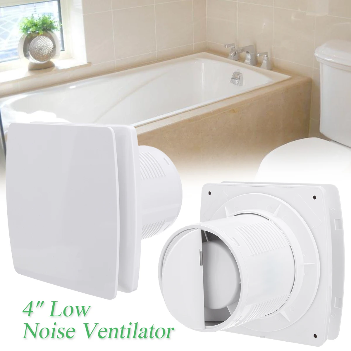 Economici 12W 4 6 pollici Casa Bagno Cucina Wc Camera Da Letto A Basso Rumore 220V Ventilatore de techo Fan Della Parete Dell hotel Silenzioso estrattore Ventola di Scarico