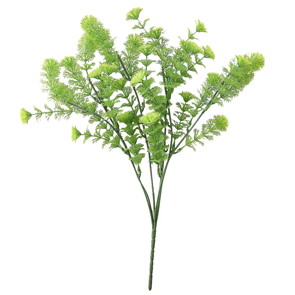 Artificial Plant Grass Home Office Plant Decor Party Wedding Ceremony Plastic Fake Leaf