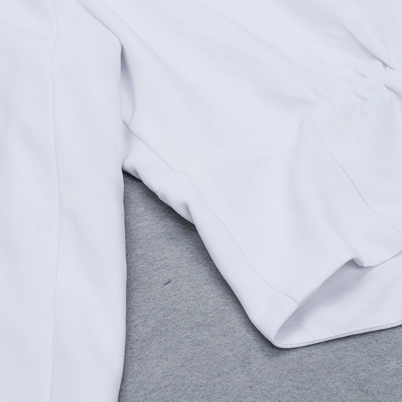 INDRESSME, сексуальный, глубокий v-образный вырез, на молнии, с длинным рукавом, женский, Повседневный, короткий топ,, новая мода, для офиса, леди, тонкий, короткий жакет, Клубная верхняя одежда