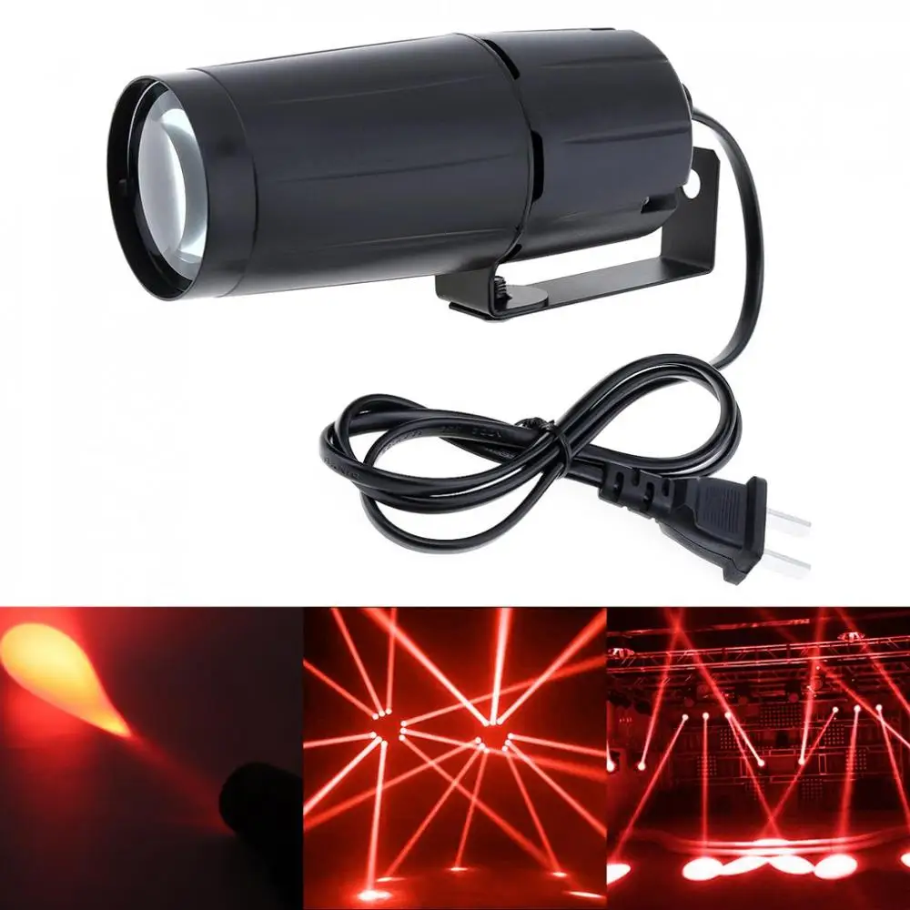 

LED Light Beam Pinspot Light Spotlight 5W Super Bright Lamp Mirror Balls DJ Disco Stage Lighting Effect for KTV DJ Party