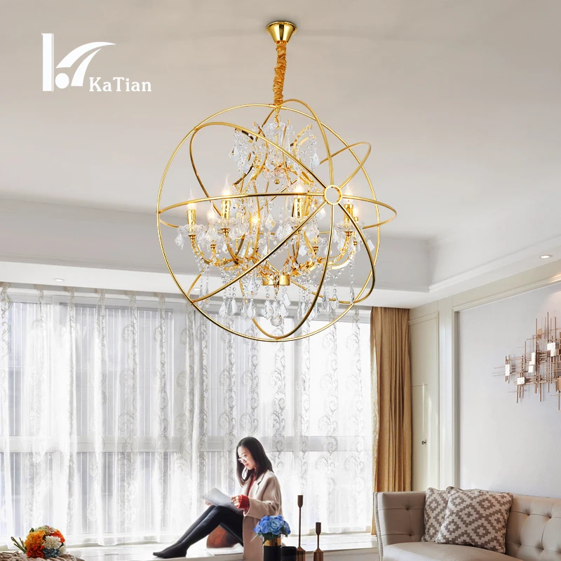 

Europe Lamp Post Modern Concise Stairs Originality Bedroom Light Luxurious Cage Lamp Compound Floor A Living Room A