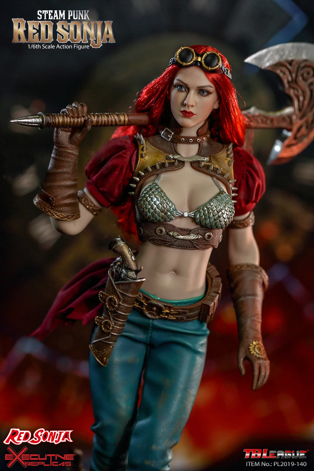 TBLeague PL2019 140 B PHICEN бесшовное женское тело Steam Punk Red Sonja 1/6 фигурка Deluxe Ver.|Игровые